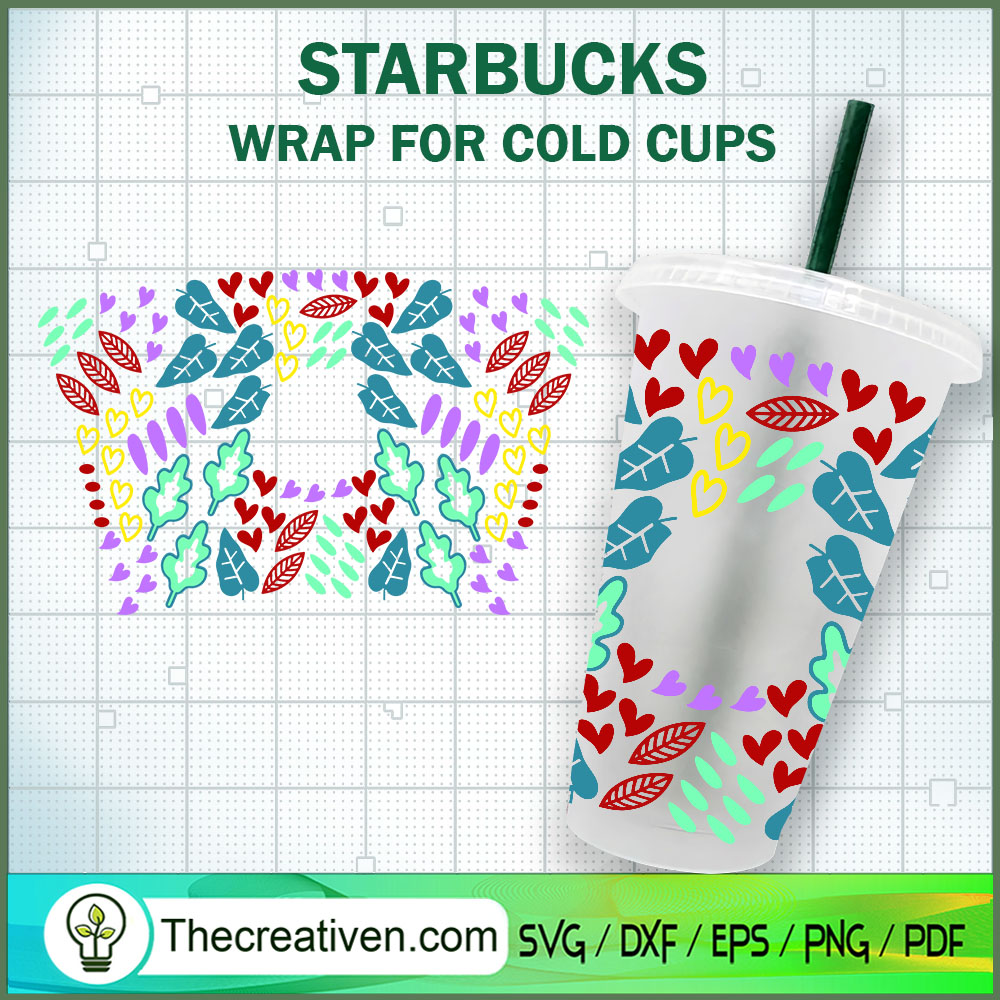Nature Fruit Starbucks Cold Cup SVG Cut File for Cricut & Silhouette 1 Nature Fruit Starbucks Cold Cup SVG Cut File for Cricut & Silhouette