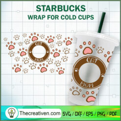 Cat's Legs Starbucks Cold Cup SVG Cut File for Cricut & Silhouette