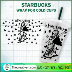 Encanto Isabela Starbucks Co SVG Cut File for Cricut