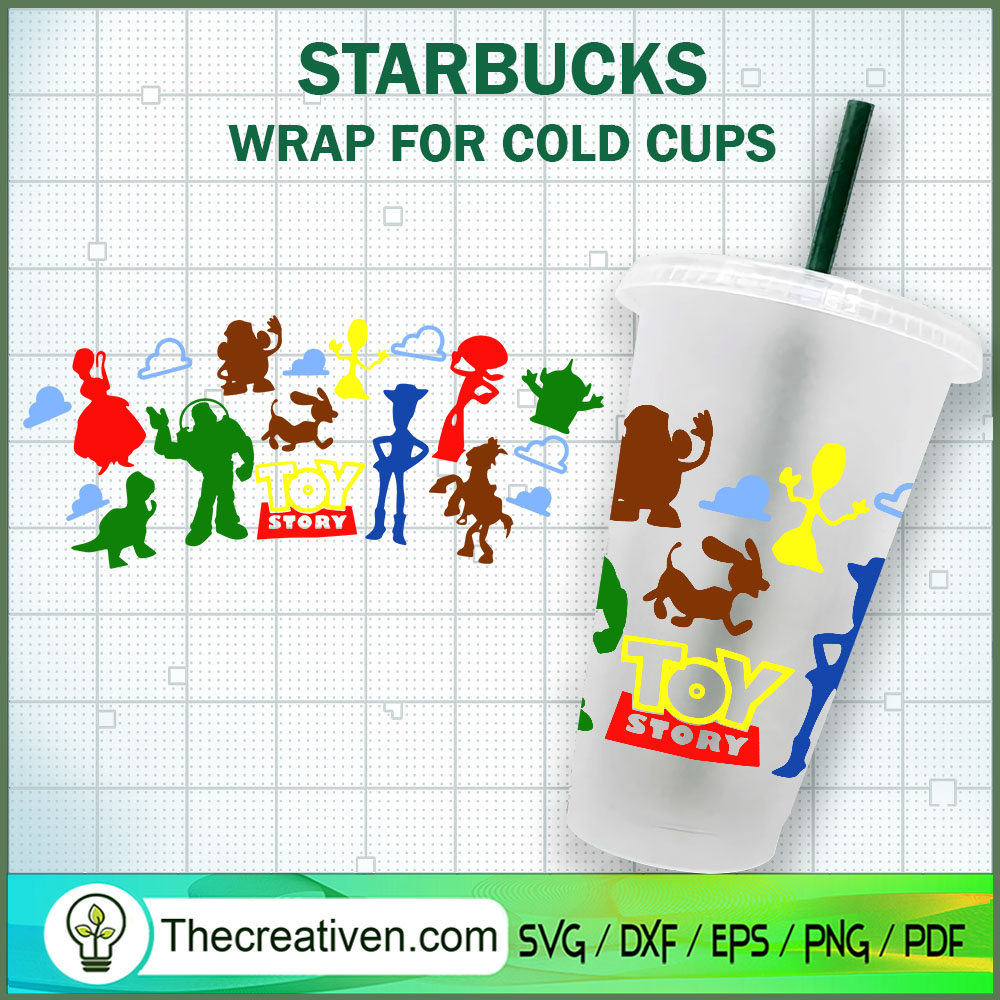Disney Toy Story Starbucks C SVG Cut File for Cricut 1 Disney Toy Story Starbucks C SVG Cut File for Cricut