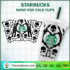 Heart Skeleton Hand Starbuck SVG Cut File for Cricut