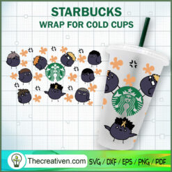 Hakiyuu Bird Starbucks Cold Cup SVG Cut File for Cricut & Silhouette