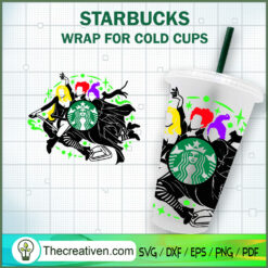 Halloween Witch Starbucks Co SVG Cut File for Cricut