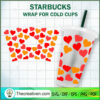 Heart Color Hot Starbucks Co SVG Cut File for Cricut
