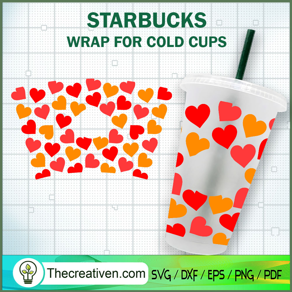 Heart Color Hot Starbucks Co SVG Cut File for Cricut 1 Heart Color Hot Starbucks Co SVG Cut File for Cricut