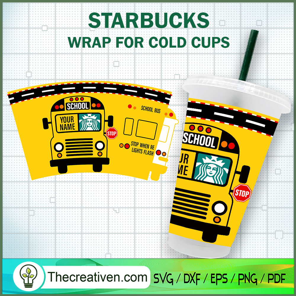 School Bus Driver Starbucks SVG Cut File for Cricut 1 School Bus Driver Starbucks SVG Cut File for Cricut