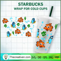 Sea World Starbucks Cold Cup SVG Cut File for Cricut & Silhouette