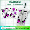 Floral Ghost Starbucks Cold Cup SVG Cut File for Cricut & Silhouette 2 200 copy