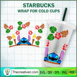 Lilo And Stitch Starbucks Co SVG Cut File for Cricut