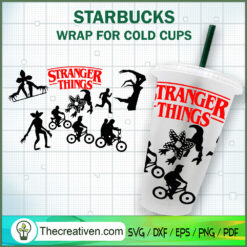 Stranger Things Starbucks Co SVG Cut File for Cricut