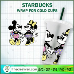 Funny Disney Couple Starbuck SVG Cut File for Cricut