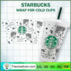 Virgo Seamless Starbucks Cold Cup SVG Cut File for Cricut & Silhouette