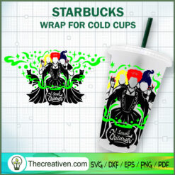 Witch Halloween Starbucks Co SVG Cut File for Cricut