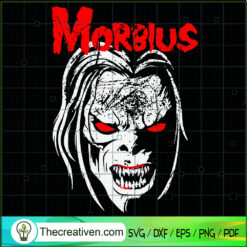 Horror Face Morbius SVG, Super Hero SVG, Marvel SVG