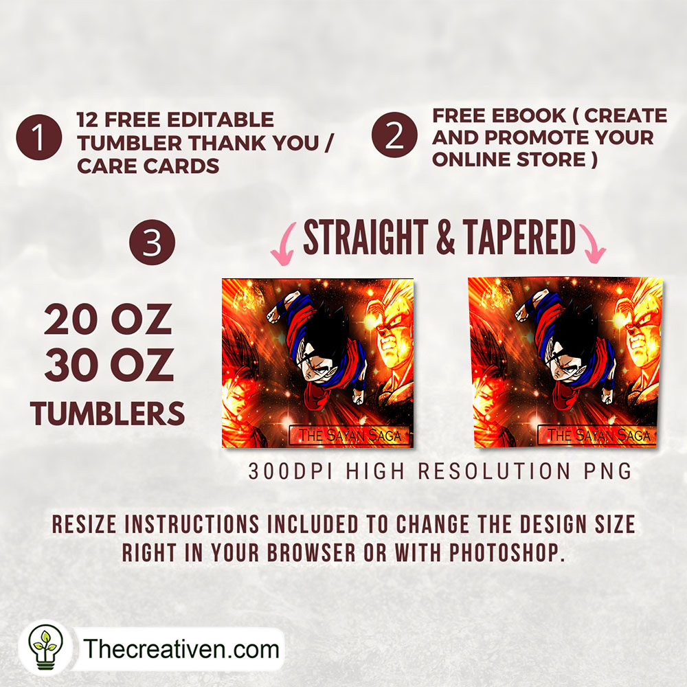 Vegeta The Sayan Saga Full Tum Tumbler Wrap Download 2 Vegeta The Sayan Saga Full Tum Tumbler Wrap Download - Image 2