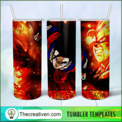 Vegeta The Sayan Saga Full Tum Tumbler Wrap Download