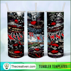 Killer Klowns from Outer Space Tumbler Wrap Download Design 87894