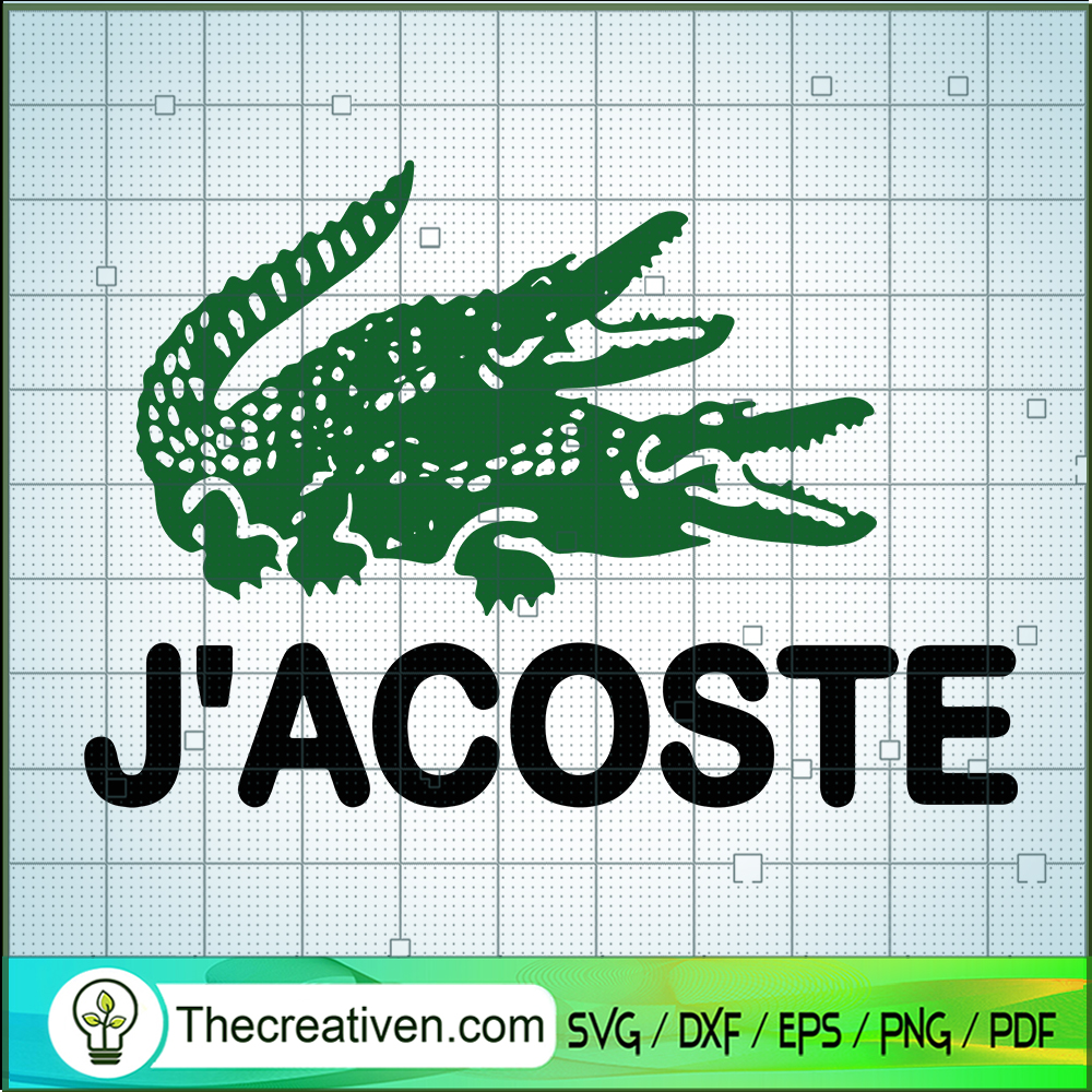 J'Acoste SVG, Funny Lacoste Logo SVG, Funny Crocodile SVG 1 J'Acoste SVG, Funny Lacoste Logo SVG, Funny Crocodile SVG