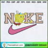 Nike SpongeBob SquarePants L Embroidery Design Design 88002