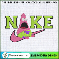 Nike Patrick Star Embroidery Embroidery Design