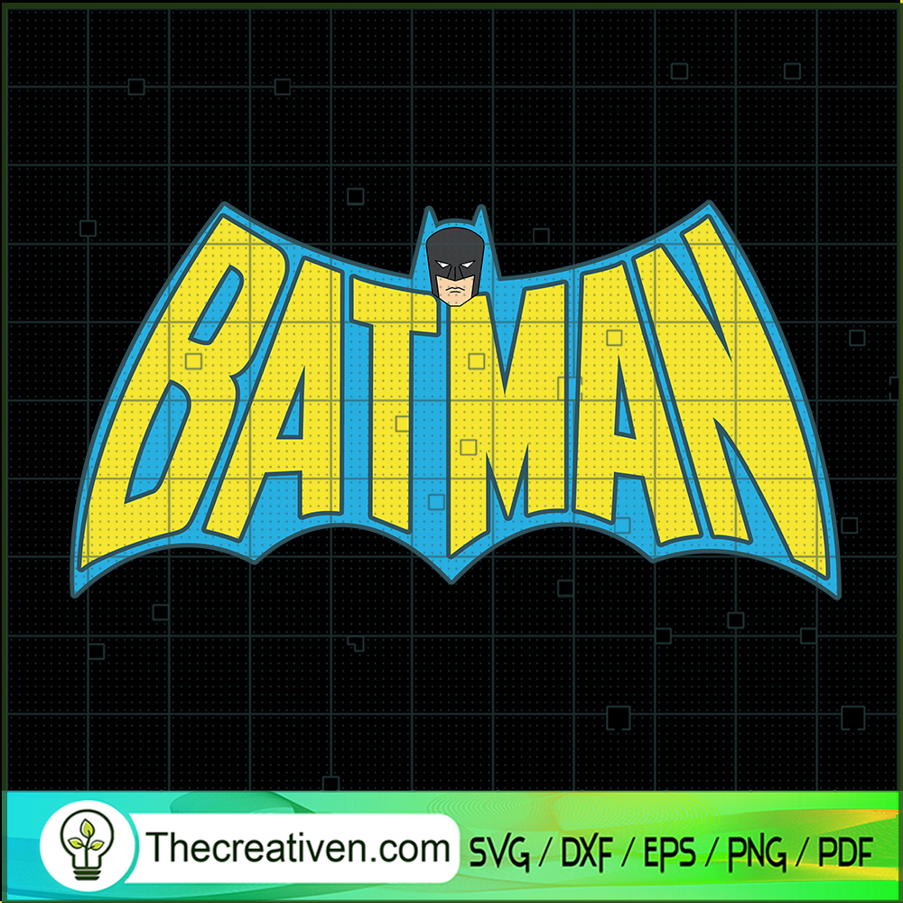 Batman Vintage Logo SVG, Batman SVG, DC Comics SVG 1 Batman Vintage Logo SVG, Batman SVG, DC Comics SVG