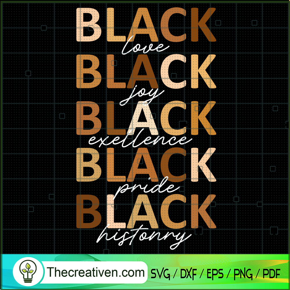 Black History SVG Cut File for Cricut & Silhouette 1 Black History SVG Cut File for Cricut & Silhouette