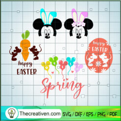 Bundle Mouse Head Easter SVG Cut File for Cricut & Silhouette