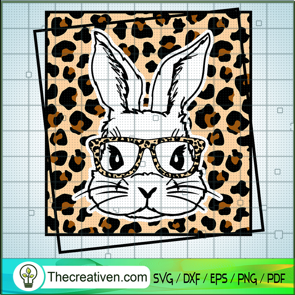 Bunny Leopard With Sunglasses SVG, Bunny SVG, Happy Easter Day SVG 1 Bunny Leopard With Sunglasses SVG, Bunny SVG, Happy Easter Day SVG