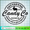 Cottontail Candy Co Chocolat SVG Cut File for Cricut