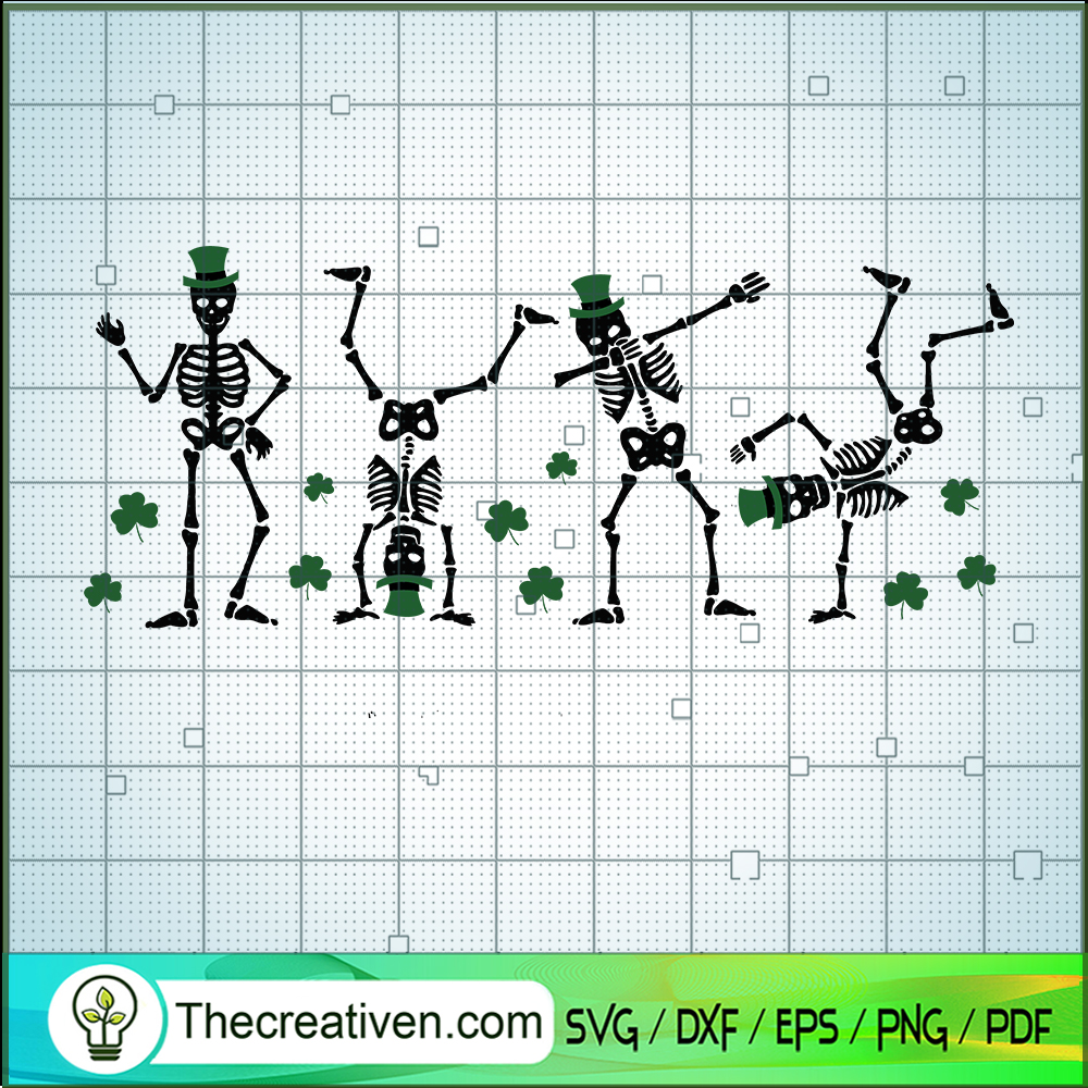 Dancing Skeleton SVG Cut File for Cricut & Silhouette 1 Dancing Skeleton SVG Cut File for Cricut & Silhouette