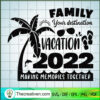 Family Your Destination Vaca SVG Cut File for Cricut