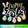 Happy Easter Bunny Eggs SVG, Bunny SVG, Funny Easter Day SVG 3 Happy EasterBunny copy