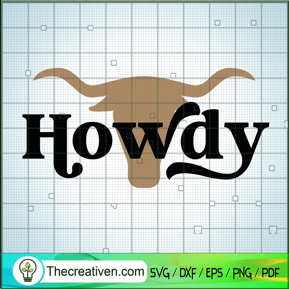 Howdy SVG, Cow Skull SVG, Cowboy SVG 1 Howdy SVG, Cow Skull SVG, Cowboy SVG
