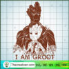 I Am Groot SVG, Groot Hero SVG, Marvel SVG 3 I Am Groot copy