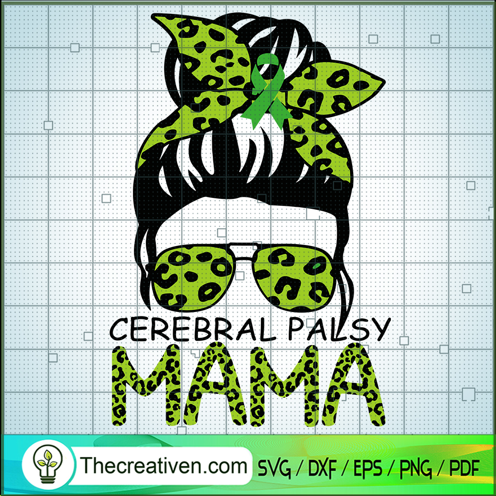 Cerebral Palsy Mama SVG, Leopard Messy Bun SVG, Mom Life SVG 1 Cerebral Palsy Mama SVG, Leopard Messy Bun SVG, Mom Life SVG