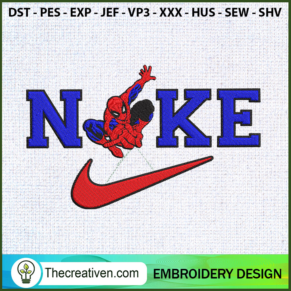 Nike Spider Man Attack Embro Embroidery Design 1 Nike Spider Man Attack Embro Embroidery Design