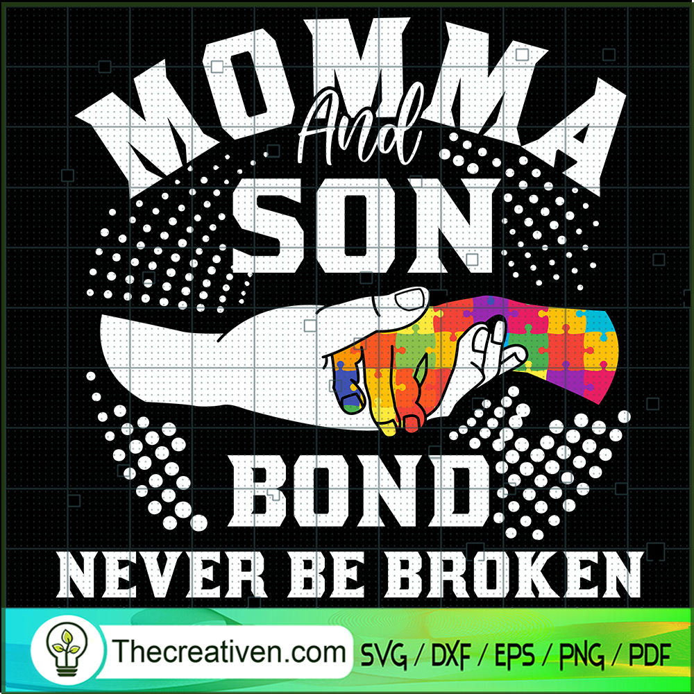 Momma And Son Bond Never Be SVG Cut File for Cricut 1 Momma And Son Bond Never Be SVG Cut File for Cricut