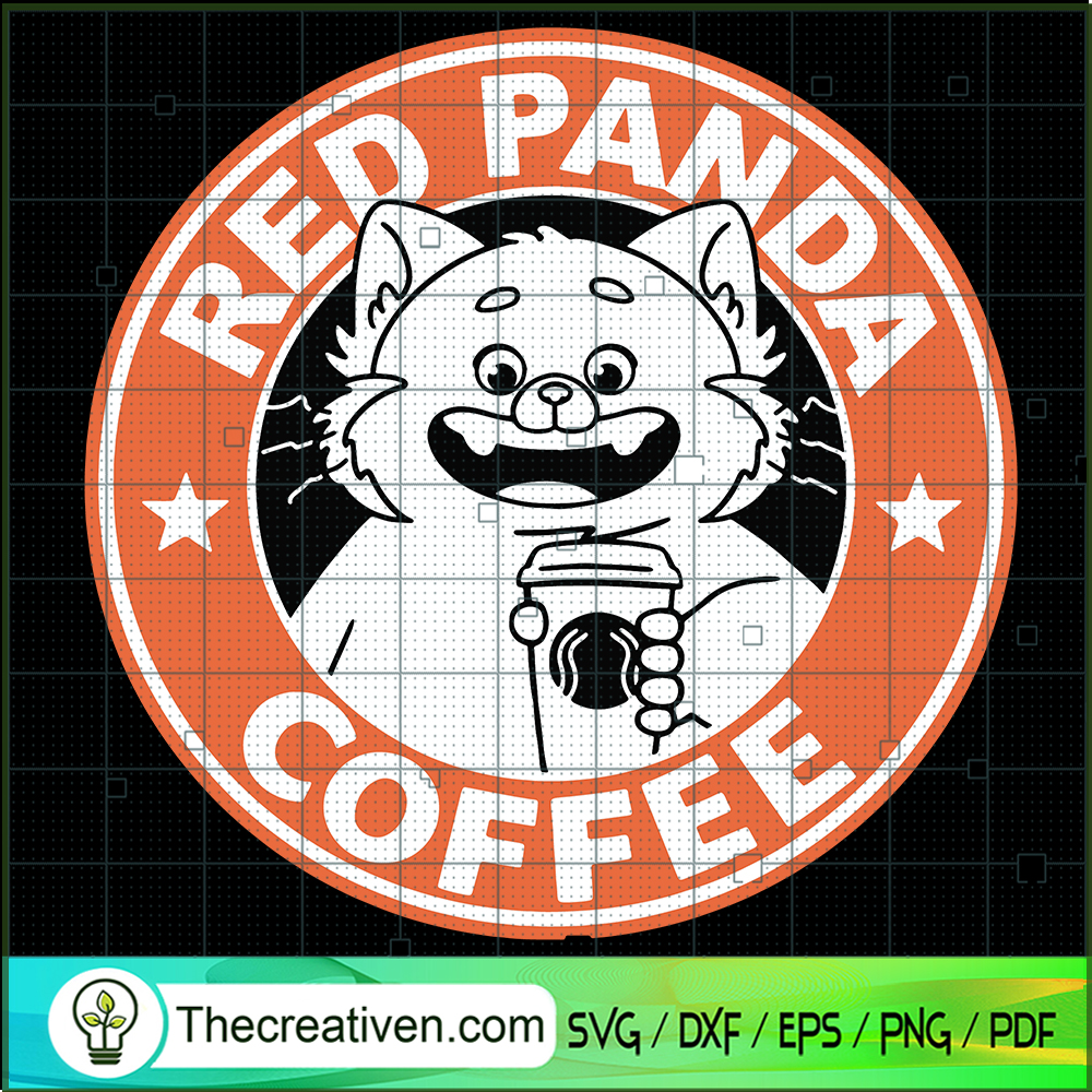 Red Panda Coffee SVG, Red Turning Coffee SVG, Panda Mei Lee SVG 1 Red Panda Coffee SVG, Red Turning Coffee SVG, Panda Mei Lee SVG