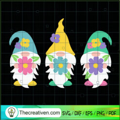 Spring Gnomes SVG, Hello Spring SVG, Three Gnomes SVG