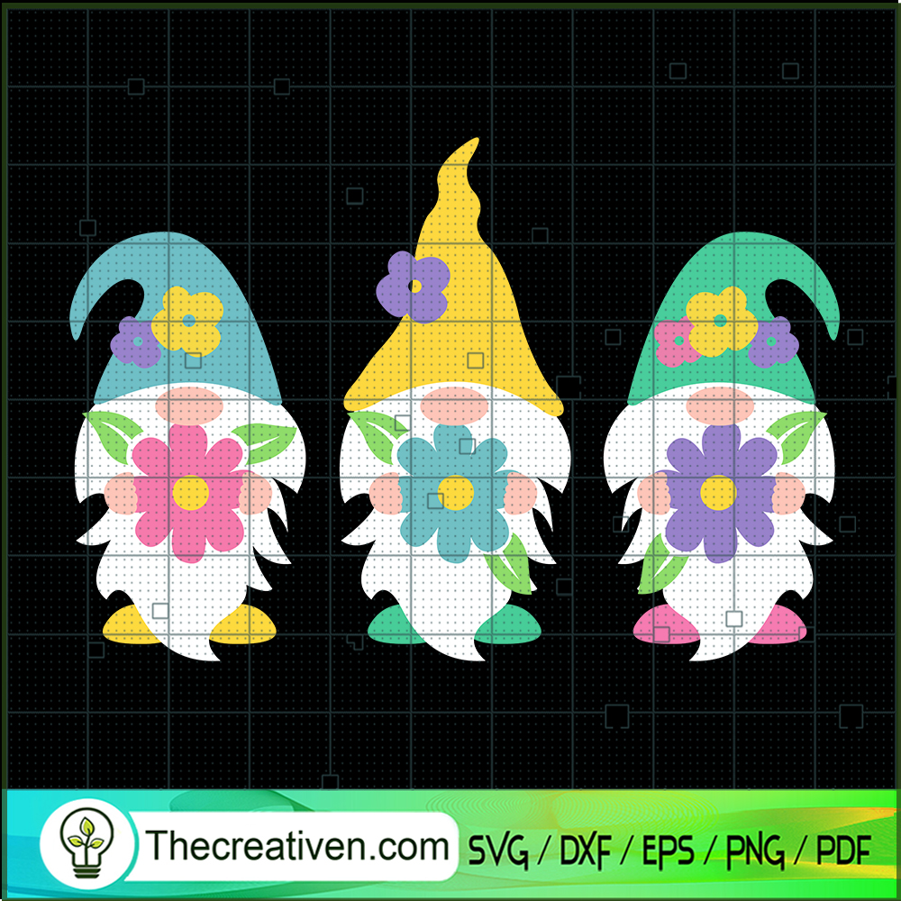Spring Gnomes SVG, Hello Spring SVG, Three Gnomes SVG 1 Spring Gnomes SVG, Hello Spring SVG, Three Gnomes SVG