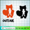 Turning Red Outline SVG, Meilin Lee SVG, Turning Red SVG 2 Turning red Meilin Lee copy