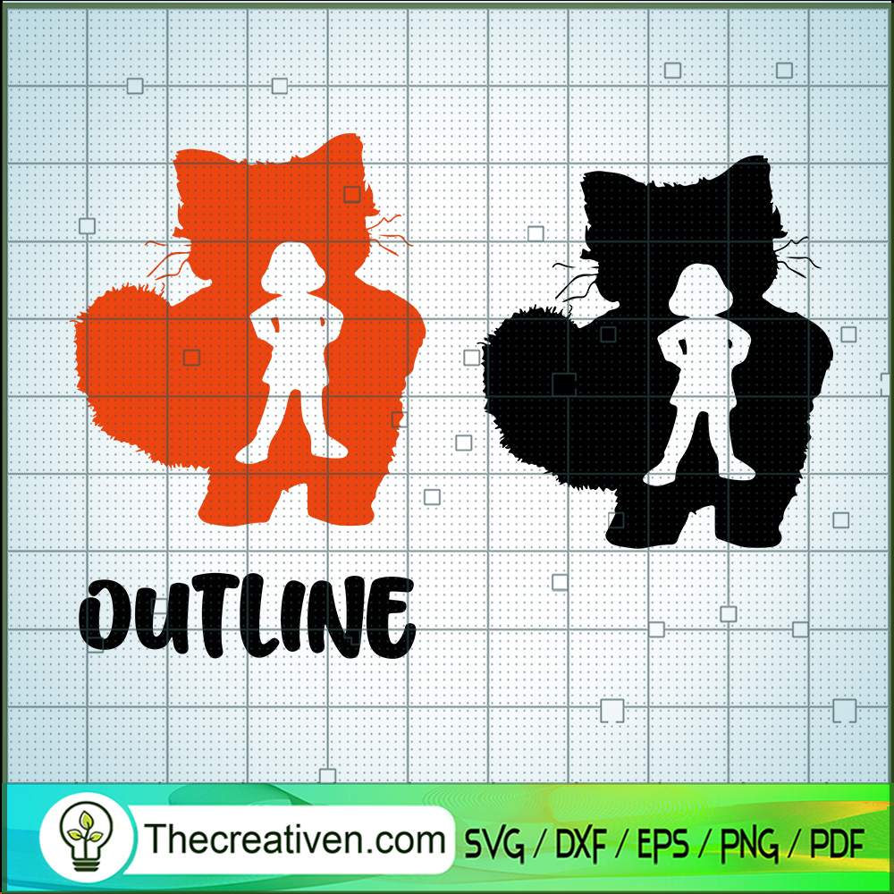 Turning Red Outline SVG, Meilin Lee SVG, Turning Red SVG 1 Turning Red Outline SVG, Meilin Lee SVG, Turning Red SVG
