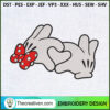 Hand Love Mickey and Minnie Embroidery Design 3 2 copy 3