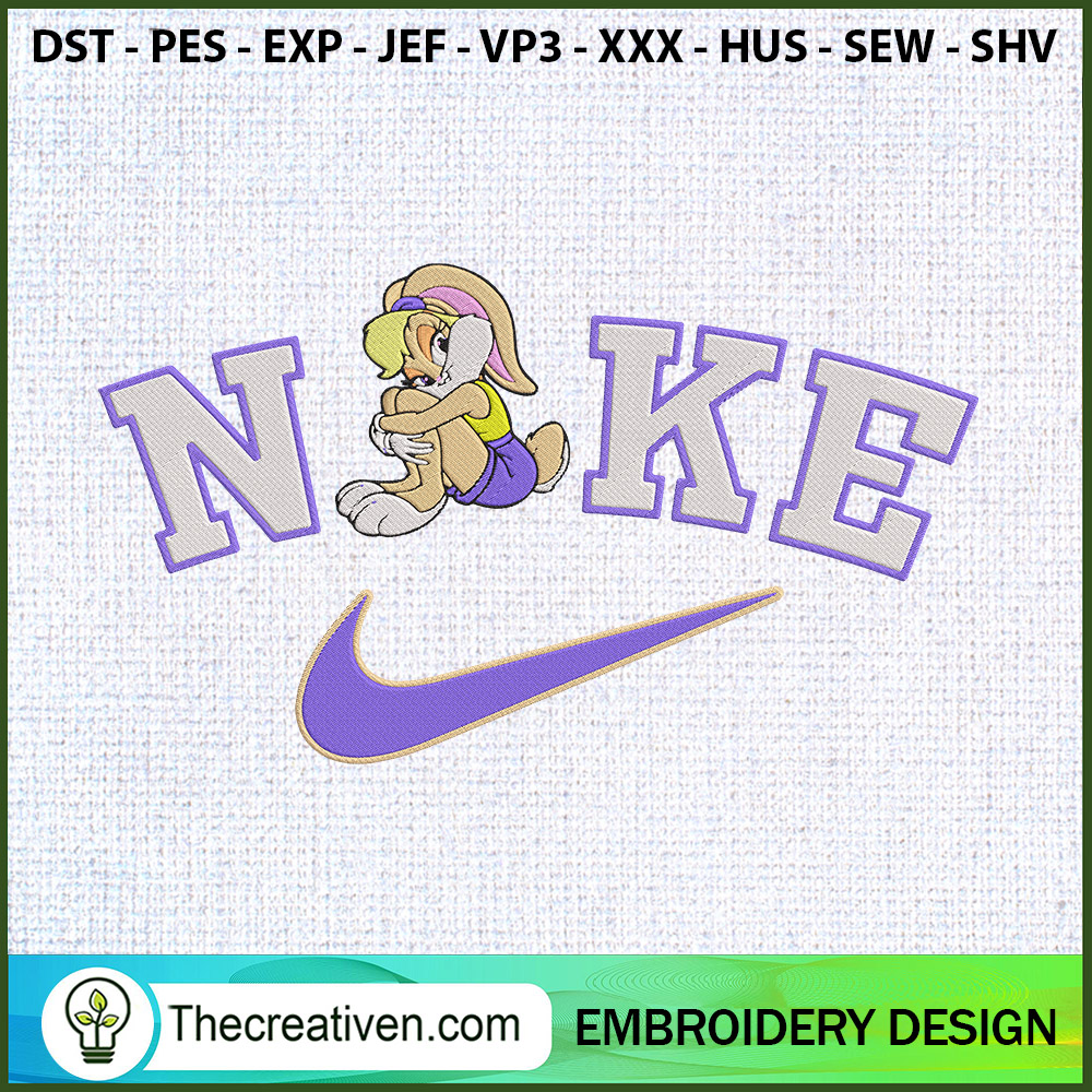 Nike x Lola Bunny Embroider Embroidery Design 1 Nike x Lola Bunny Embroider Embroidery Design