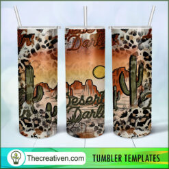 Desert Darrlin' Full Tumbler Wrap Tumbler Wrap – Digital Download