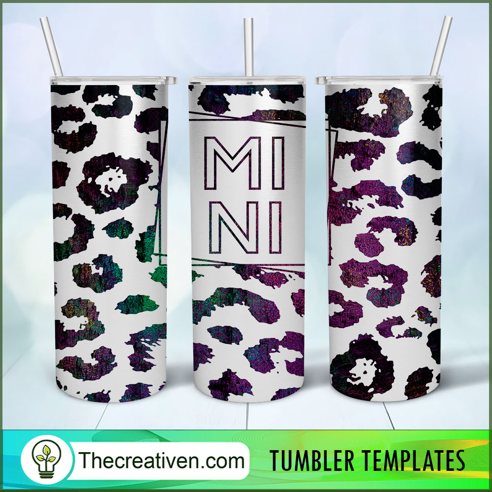 Mini Colorful Leopard Full Tum Tumbler Wrap Download 1 Mini Colorful Leopard Full Tum Tumbler Wrap Download