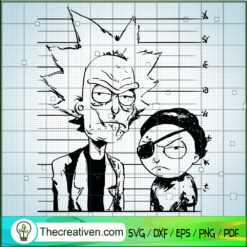Crime Rick And Morty SVG, Rick And Morty SVG, Cartoon SVG