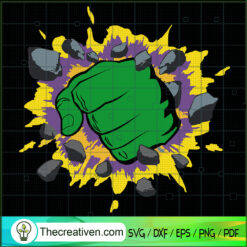 Hulk's Fist SVG, Hulk SVG, Marvel SVG