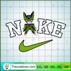 Nike x Cell SVG, Nike Just Do It SVG, Dragon Ball Z SVG
