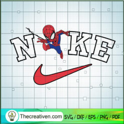 Nike x Spider-man SVG, Spider-man SVG, Nike And Marvel SVG